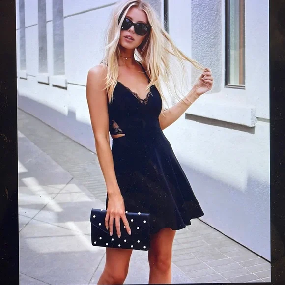chinese dress ladies Vivienne lace cami dress nude | Trendy Dresses main image 1